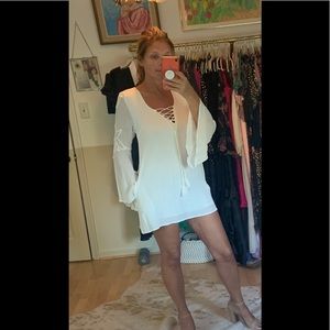 White cotton dress